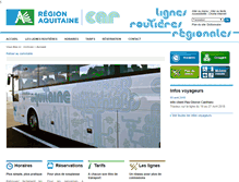 Tablet Screenshot of car.aquitaine.fr